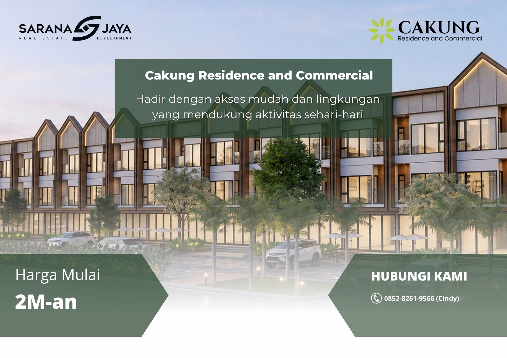 Ruko 3 Lantai Dekat Perumahan Jakarta Timur Cakung Residence and Commercial
