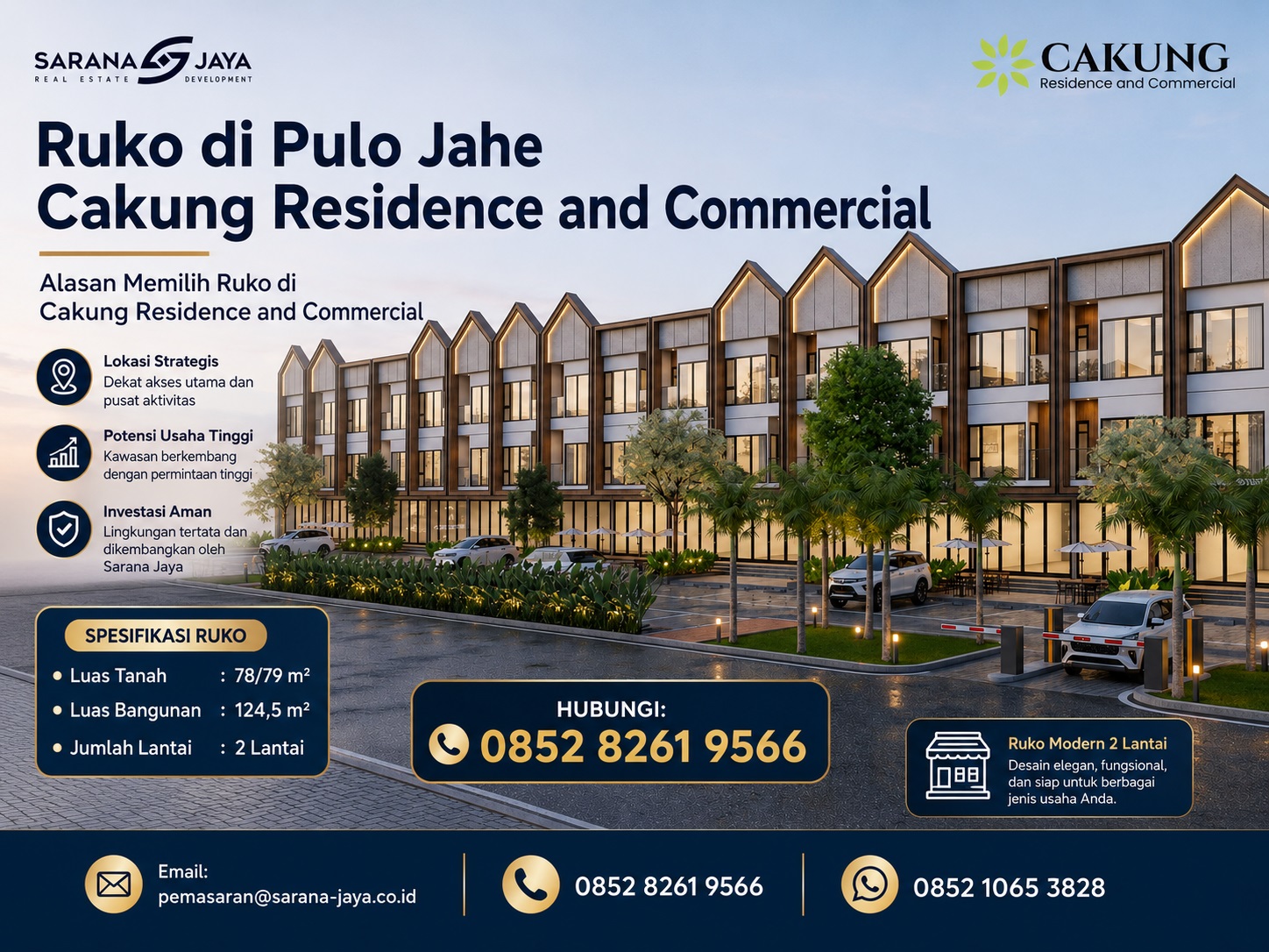Ruko di Pulo Jahe Cakung Residence