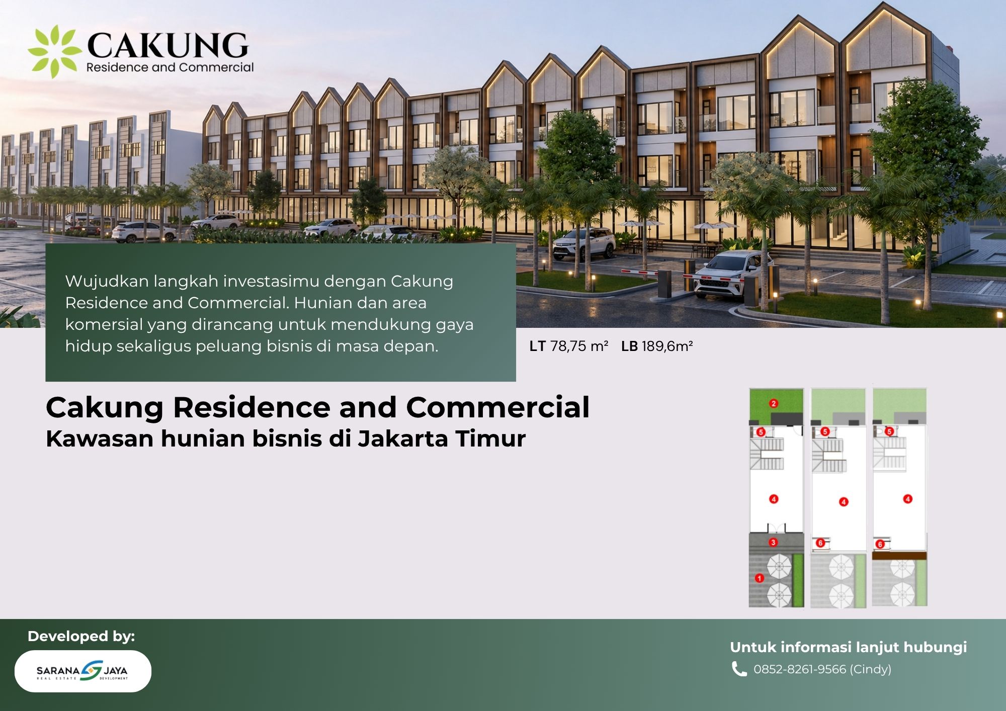 Kavling Ruko Siap Bangun Jakarta Timur Cakung Residence and Commercial