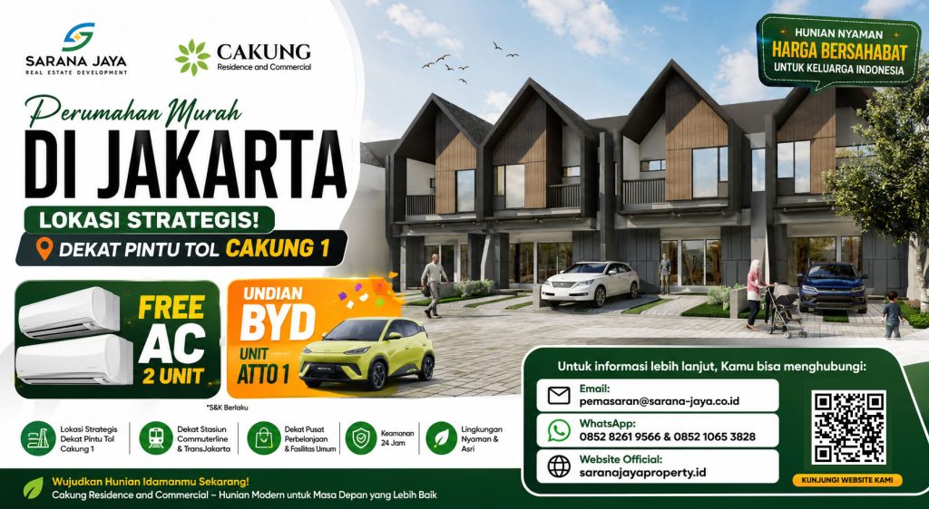 Perumahan Murah di Jakarta Cakung Residence and Commercial
