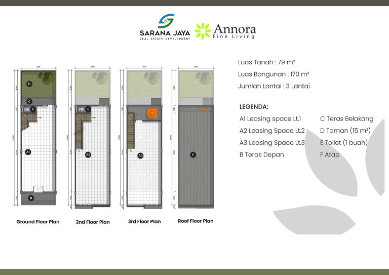 Ruko Jakarta Timur diJual Siap Bangun Annora Fine Living