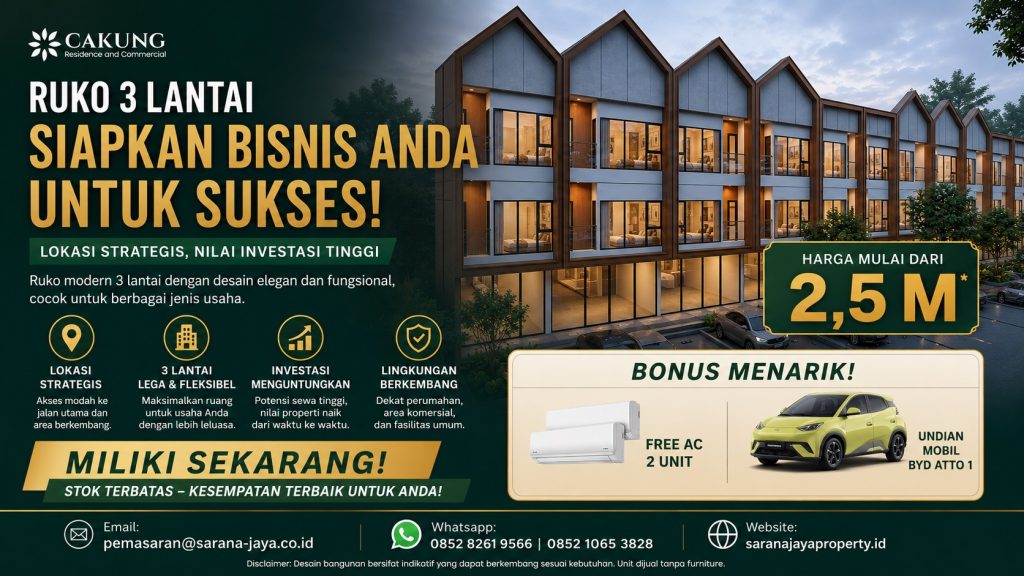 Ruko Baru Jakarta Timur Cakung Residence and Commercial