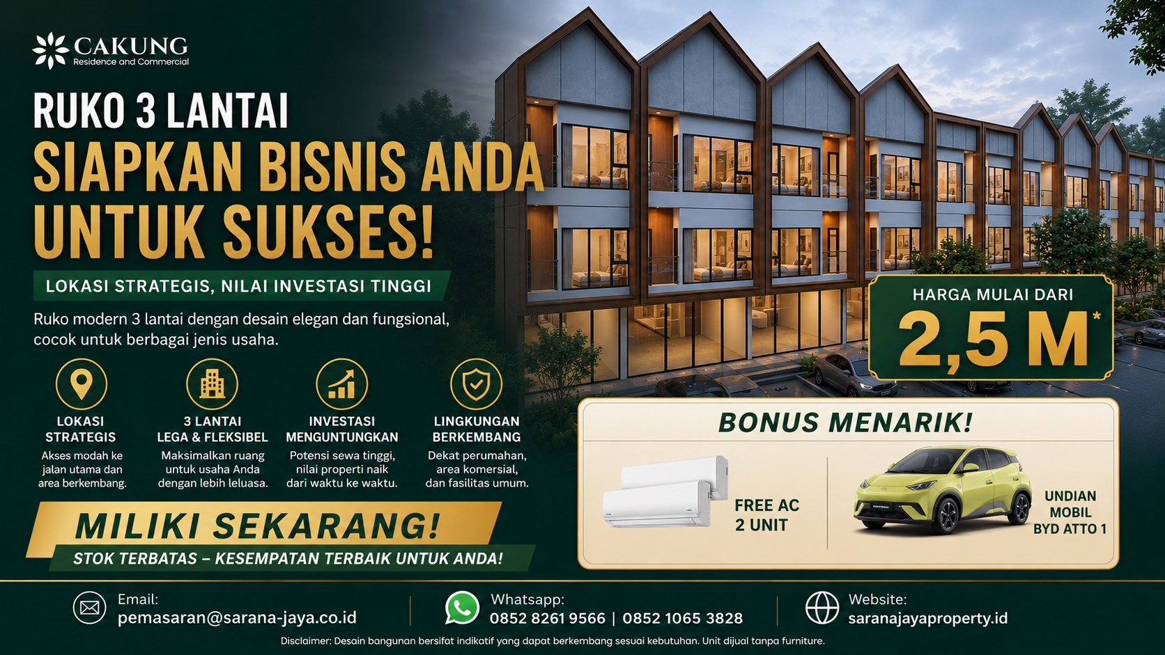 Ruko Baru Jakarta Timur Cakung Residence and Commercial