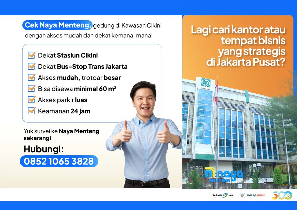 Sewa Ruang Kantor di Jakarta Pusat Dengan Lokasi Sangat Strategis Serta Murah