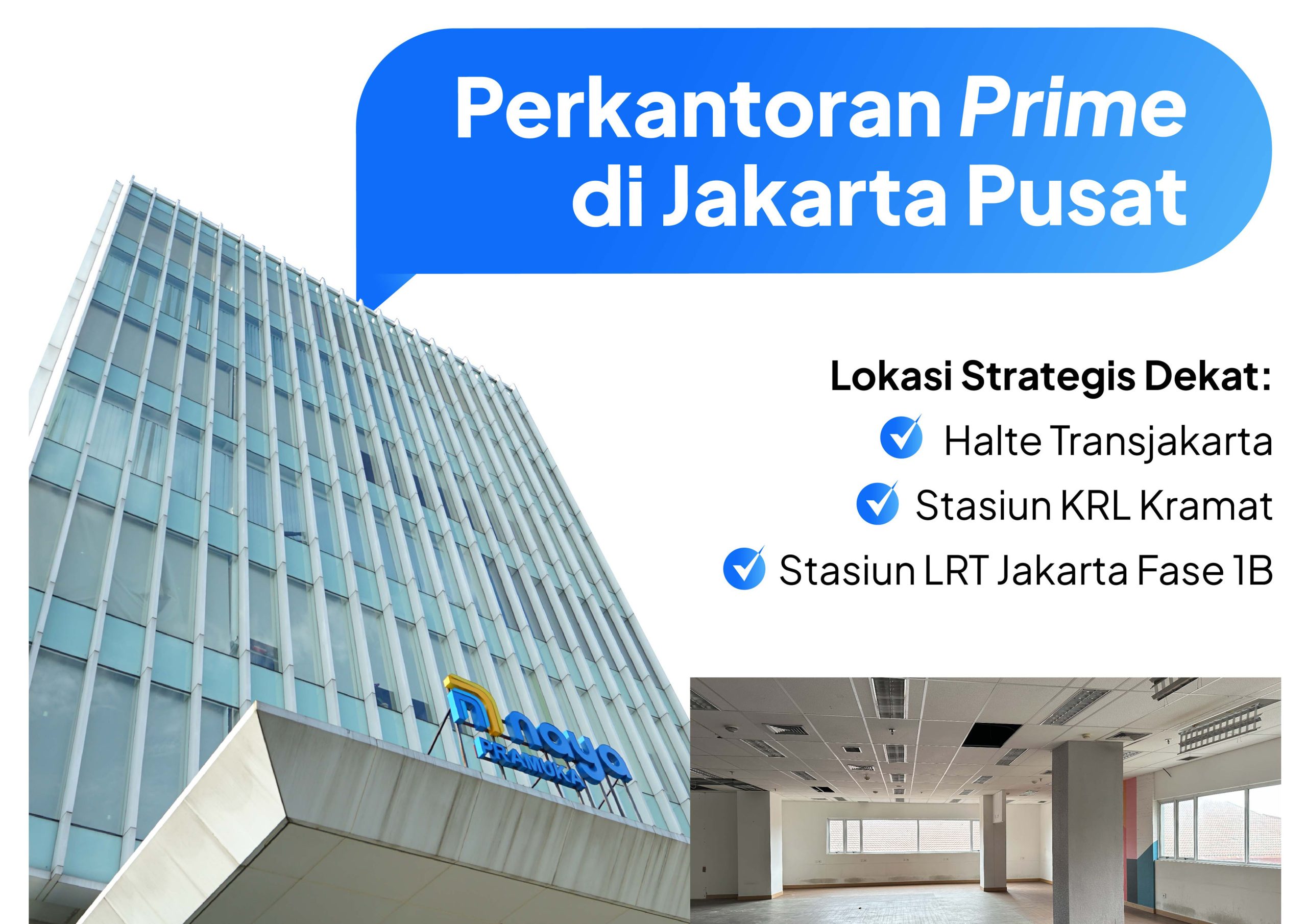 Disewakan Ruang Kantor di Cempaka Putih Disewakan Ruang Kantor di Cempaka Putih