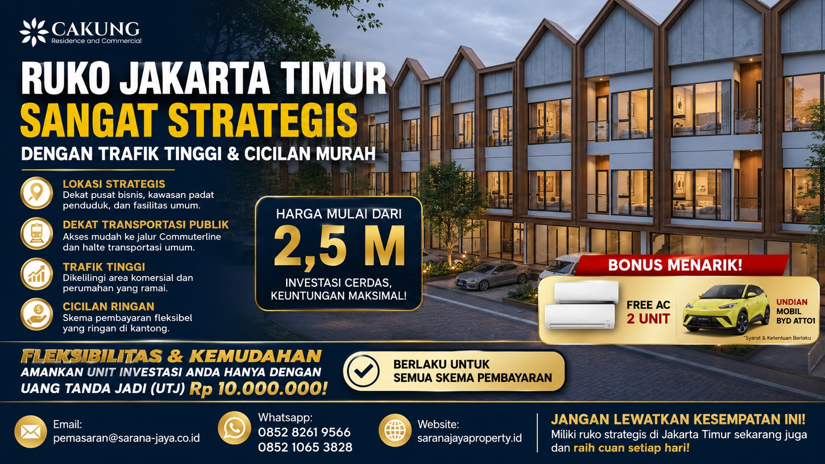 Ruko Jakarta Timur Sangat Strategis Cakung Residence and Commercial Ruko Jakarta Timur Sangat Strategis Cakung Residence and Commercial
