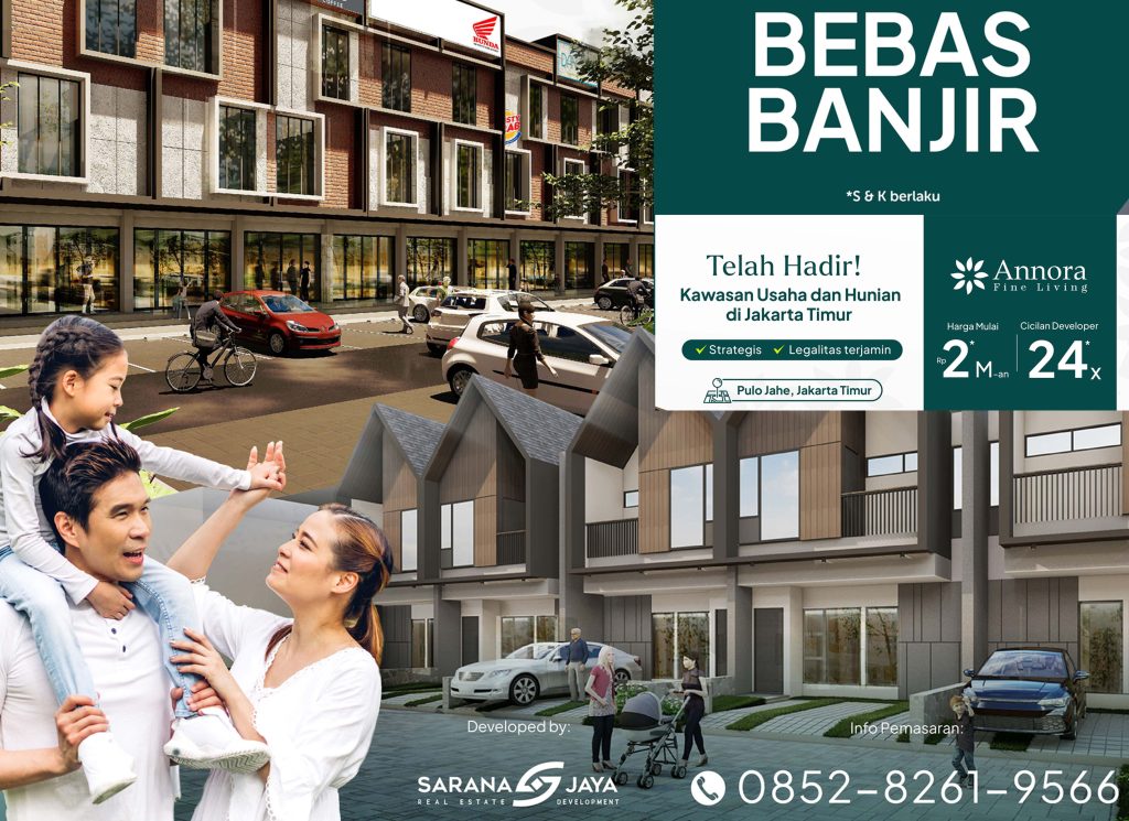 diJual Hunian Jakarta Timur 2 Lantai