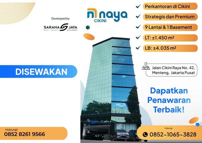 Sewa Kantor di Cikini Murah Lokasi Premium