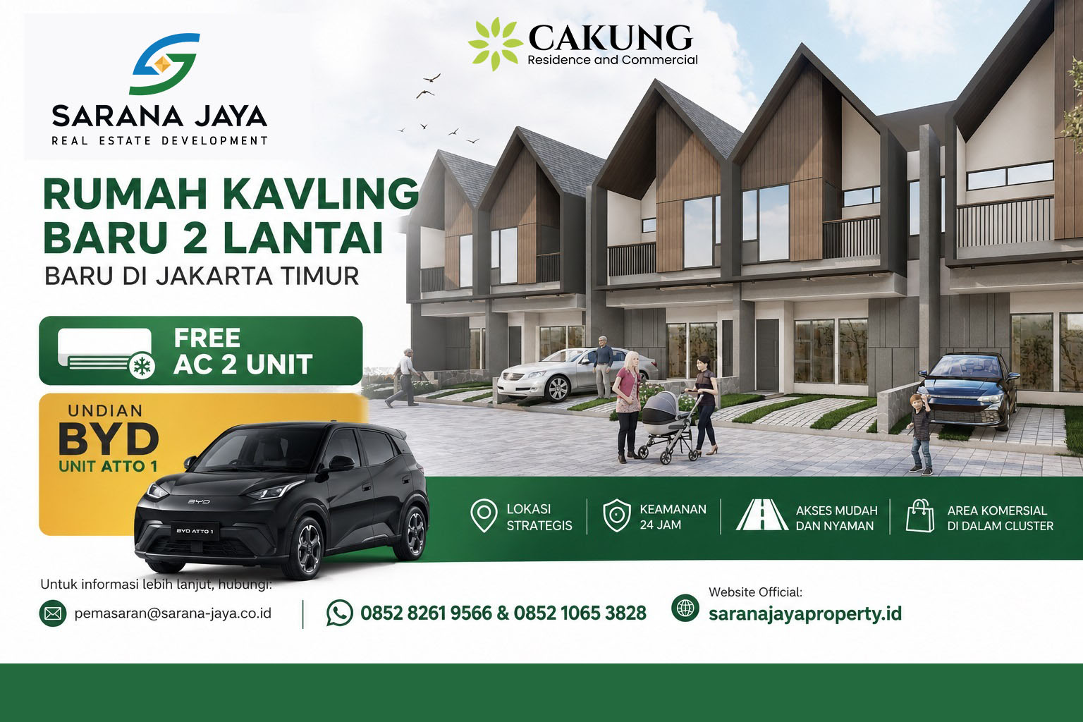 Dijual Rumah Kavling Baru 2 Lantai Baru di Jakarta Timur