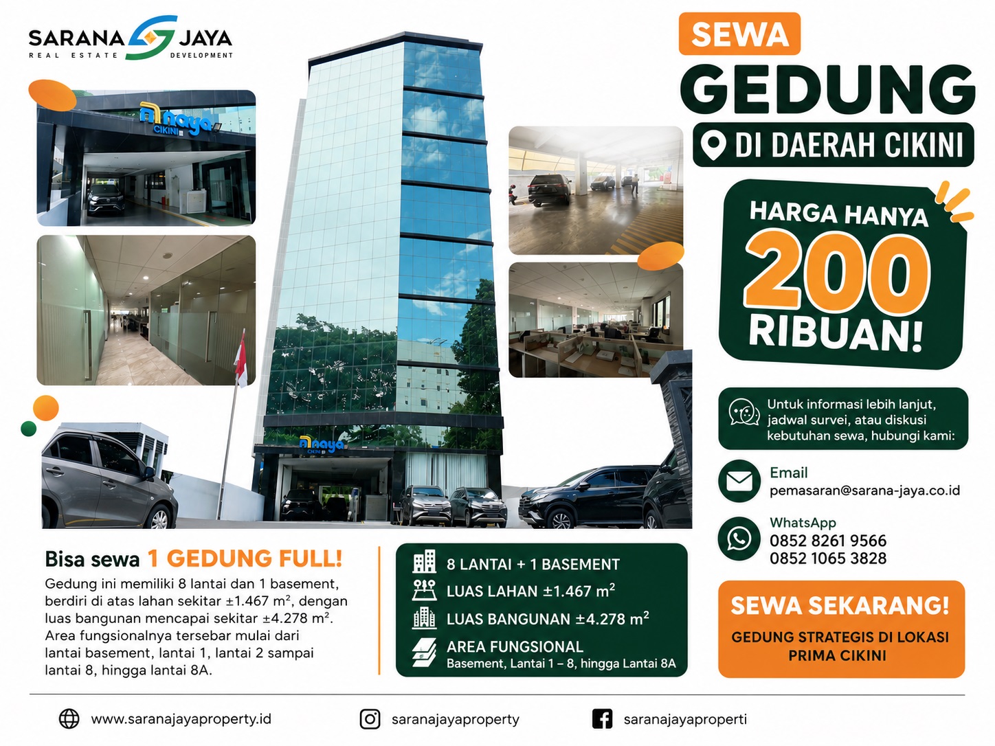 Sewa Gedung di Daerah Cikini