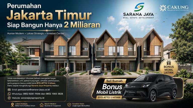 Perumahan Jakarta Timur Siap Bangun