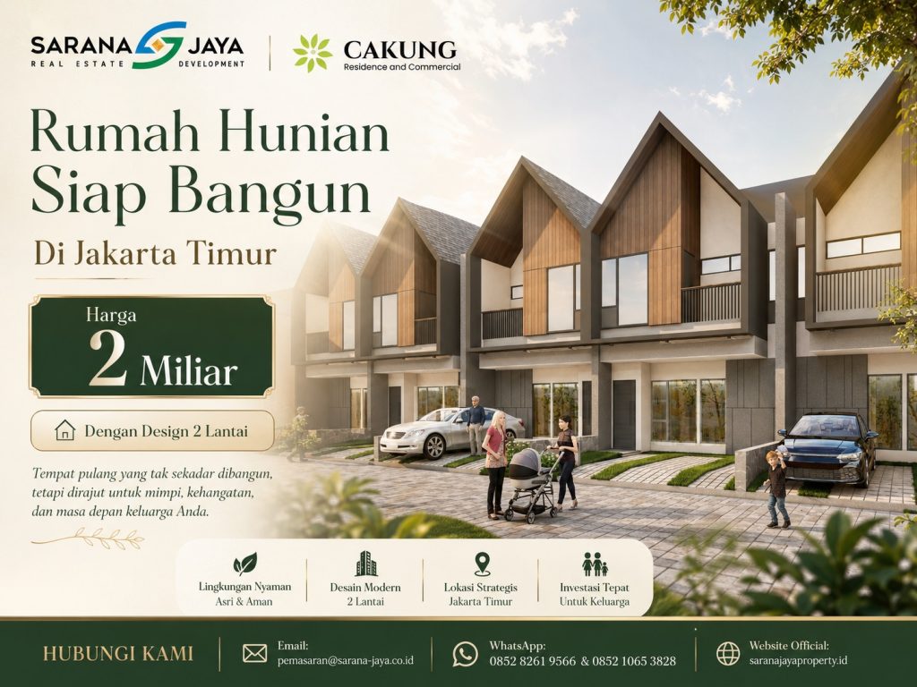 Rumah Hunian Siap Bangun Jakarta Timur